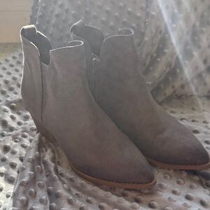 Carlos by Carlos Santana Charcoal Ankle Booties